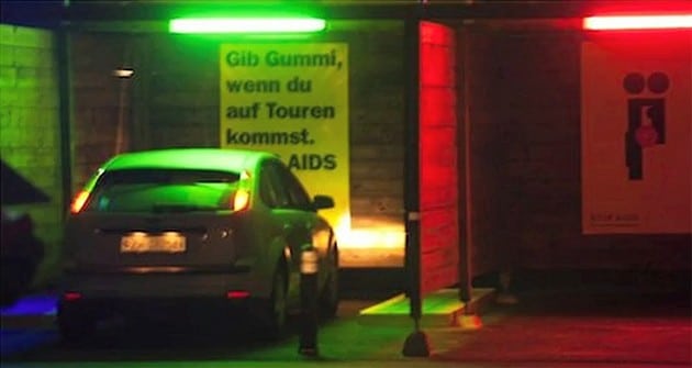 Sex News: Quicky In A Box.  The Swiss drive-through prostitution grand experiment.
