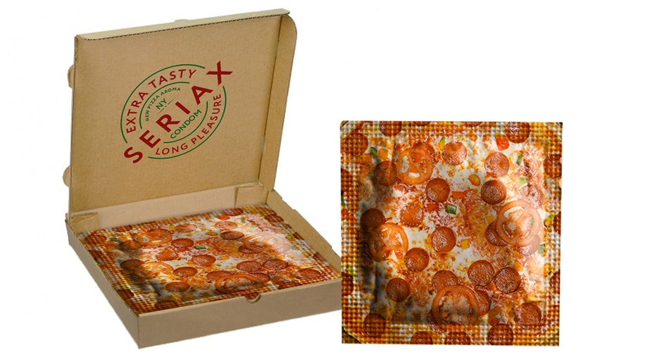 pizza condoms